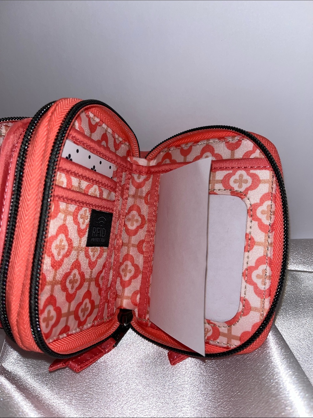LUG - NWOT - Splits 2 Compact RFID Wallet - Only 1 available now in Rosy Glow - Picture 8 of 16